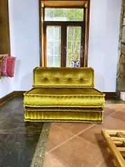 French Tufted Daybed Mah Jong Sofa Couch Handmade Upholstery Module Custom Set