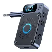 Bluetooth 5.4 Transmitter Receiver 3.5MM AUX Aircraft Car Audio Adapter3268