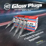 4 HKT Glow Plugs for Nissan Serena Vanette Cargo Caravan Homy Terrano Datsun
