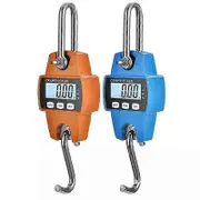 300kg Crane Scale Industrial Scale, Electronic Heavy-duty Hook Crane Scale Blue