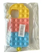 Case for 12 Pro Max Push It Fidget Bubble Pop Silicone Case