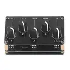 TX400 Sound Passive Mixer Portable Metal Sound Line Mixer 4 Channel Mini St EC