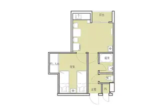 天王寺的1臥室公寓 - 32平方公尺/1間專用衛浴GoodStay 1LDK Studio Room