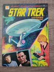 1978 Star Trek Coloring Book RARE Whitman Planet Ecnal's Dilemma NEW OLD STOCK