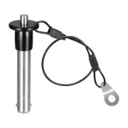 304 Stainless Steel Grip Push-Button Locking Pins with 24cm Wire (10mm-41mm)