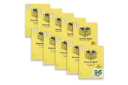 10pc Spirax 324 Super Size Botany Exercise Book School Writing 96-Pages Yellow