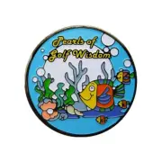 Pearls of Wisdom 33mm Poker Chip Ball Marker & Hat Clip