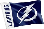 Tampa Bay Lightning Team NHL National Hockey League 100% Polyester Indoor Outdoor 3 feet x 5 feet Flag (Name Flag)