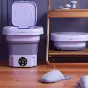 Portable Mini Folding Washing Machine, Square Shape, Top Load, Electric, 1-10L C