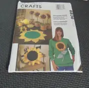 McCalls Crafts 6863 Sun Flower Power - Hats - Decor - Wreaths