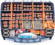 JRready ST6332-01 Deutsch DTM Connector Kit, 2 3 4 6 8 12 Pin Connector, Size 20 Solid Contact 20-22AWG, Seal Plugs, Removal Tool, Waterproof Automotive Electrical Connectors, 542PCS.