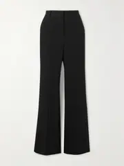 [TOTEME] TOTEME - Crepe Flared Pants - Black - DK36 DK 36 Black