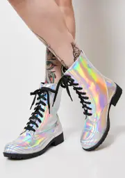 I Am Ur Leader Hologram Boots