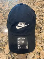 Nike Swoosh Club Cap Hat Adult Unisex Hat Black BRAND NEW WITH TAGS!