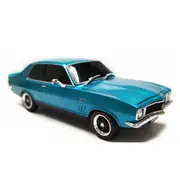 DDA 1:24 Scale Holden LJ Torana Headlights Light Up Teal Plastic Vehicle Toy