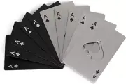 Flat Bottle Opener, Poker Card Flat Bottle Opener, 10 Pack Heavy Duty Stainless