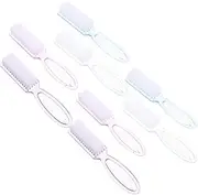 Vaguelly Fingernail Cleaning Brush Set 8pcs Manicure Set Nail Brush Nail Scrub for Dust Removal Easy to Use and Store