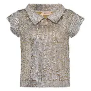 [N21] Sequin Cap Sleeve Top