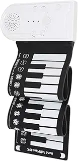 FUNOMOCYA Silicone Piano Keyboard Folding Piano Keyboard Foldable Keyboard Piano for Beginner Mini Piano Portable Piano Rollable Piano Portable Folding Piano Soft Keyboard Abs Digital Travel