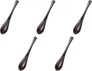 Set of 5 [AC] Mini Itchu Spoon Shintami, 6.4 x 1.1 inches (16.2 x 2.8 cm) | Lacquerware Spoon, Acrylic Resin, Setomonohonpo
