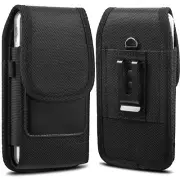 For iPhone 11 Pro XR XS Max 8 7 6 Plus Case Pouch Belt Clip Phone Case Universal