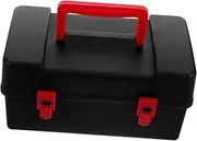 JUMPLAWN Gyro Organizer Box for Boys and Girls Fidget Toys Storage Blocks Container Portable Battling Top Case Black Plastic Gyro Storage Case