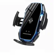 Catzon Wireless Fast Car Charger A5 10W with Smart Sensor Car Mount For iPhone/Samsung -Blue