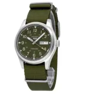 Seiko 5 SRPG33K1 Nylon Band Automatic Sport Analog Mens Watch 100M WR SRPG33