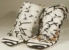 NEW Steve Madden Tygress Black & White High Heeled Gladiator Style Tie Up Sz 11M