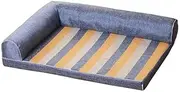 Kennel Removable and Washable Teddy Small Dog Medium Large Dog Dog Mat Cat Litter Pet Nest Four Seasons Dog House Dog Bed (Color : A, Size : 60X80CM)