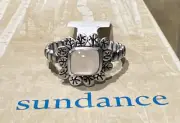 NWT Sundance Catalog Silver Pink Chalcedony “Blossoming Ring” Size 8 $98