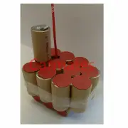 Battery Repacking rebuild Pack For TOTAL Trimmer 18V 2.0Ah Ni-CD Gardening