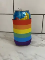 LGBTQIA+ Pride Can Cooler Stubby Rainbow