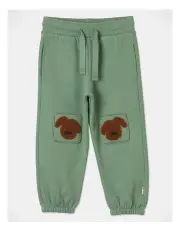 [Jack & Milly] Juno Essential Doggo Boucle Knee Patch Trackpant in Green