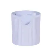 4 Slot Makeup Brush Organiser Bucket - Cosmetic Tool Storage Divider Tin
