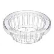 6 Inch Garden Plastic Mesh Cup Round Slotted Net Pot Basket Clear