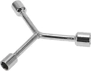 X AUTOHAUX 1 Pcs Socket Wrench 75mm,75mm,75mm Spanner Socket Remover Hexagon Carbon Steel 11mm,13mm,15mm for Car Motorcycle Dirtbike Y Shaped 3 Way Wrench Sleeve