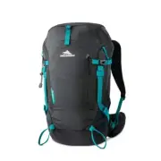 High Sierra Pathway 2.0 45L Pack Backpack Blue Black Hiking Pockets Camp