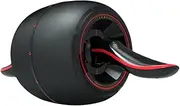 KICHOUSE Ab Wheel Roller Wheel Home Exercise Roller Wheel Fitness Wheel Ab Roller Wheel Workout Machines Core Roller Wheel Stomach Roller Gym Equipment Rollators Black Pp Stainless Steel