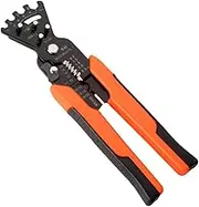 5-In-1 Stripping Pliers Multifunctional Wire Bending Pliers Electrician Bending Tool Stripping Artifact Electrical Box Easy to Use Black+Orange