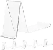 HOODANCOS 6pcs Clear Acrylic Shoe Display Stand High Heel Sneaker Holder for Retail Stores Shopping Malls Antideformation Design Shape Retention Protective Support