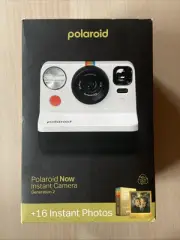 *NEW* Polaroid NOW Gen 2 Instant Camera Golden Gift Box Bundle - Black/White