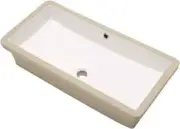 28" Rectangular Undermount Ceramic Bathroom Sink | White | New ‍