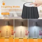 HG (White) Bedroom Eye Rechargeable Table Lamp Bedside Lamp Can Touch The Atmosp