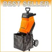 Lightweight Electric Wood Shredder with 1.8-Inch Cutting for Easy Yard Cleanup