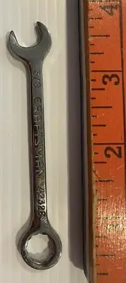Craftsman 3/8" 42328 Small Box Wrench 12 Points Made in U.S.A NOS