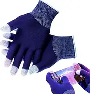 [Novent] Gamer Gloves Kids - Touchscreen Gloves for Games - Full Finger Game Mitts for Touchscreen, High-Sensitive Anti-Sweat Game Gloves for Games