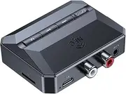 WAZIJ NFC Bluetooth Receiver, Bluetooth 5.3 AUX Adapter for Car, Wireless Audio Receiver for Home Stereo/Speaker/Music