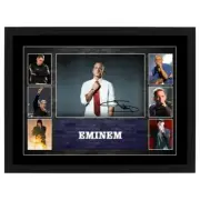 EMINEM SIGNED FRAMED POSTER PHOTO TUPAC ASAP BIGGIE J COLE MUSIC MEMORABILIA
