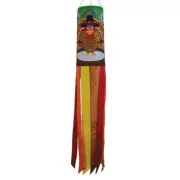 40" TURKEY DINNER Breeze Buddy Embroidered WINDSOCK garden décor, ITB-5145